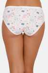 Zivame Dollhouse Low Rise Full Coverage Hipster Panty - Bright White — thumbnail 2